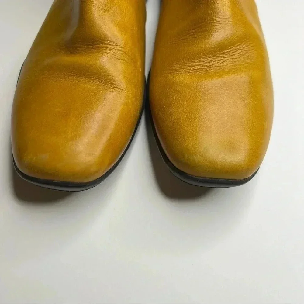 Pratik Walking Freedom Leather Chelsea Boot Mustard 38